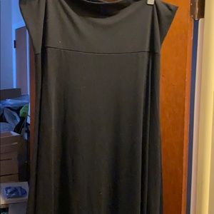 Black maxi skirt